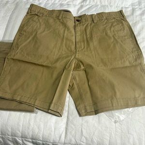 NEW 2 - Men's Sonoma Goods For Life 9” Inseam Flexwear Flat Front Shorts Size 42